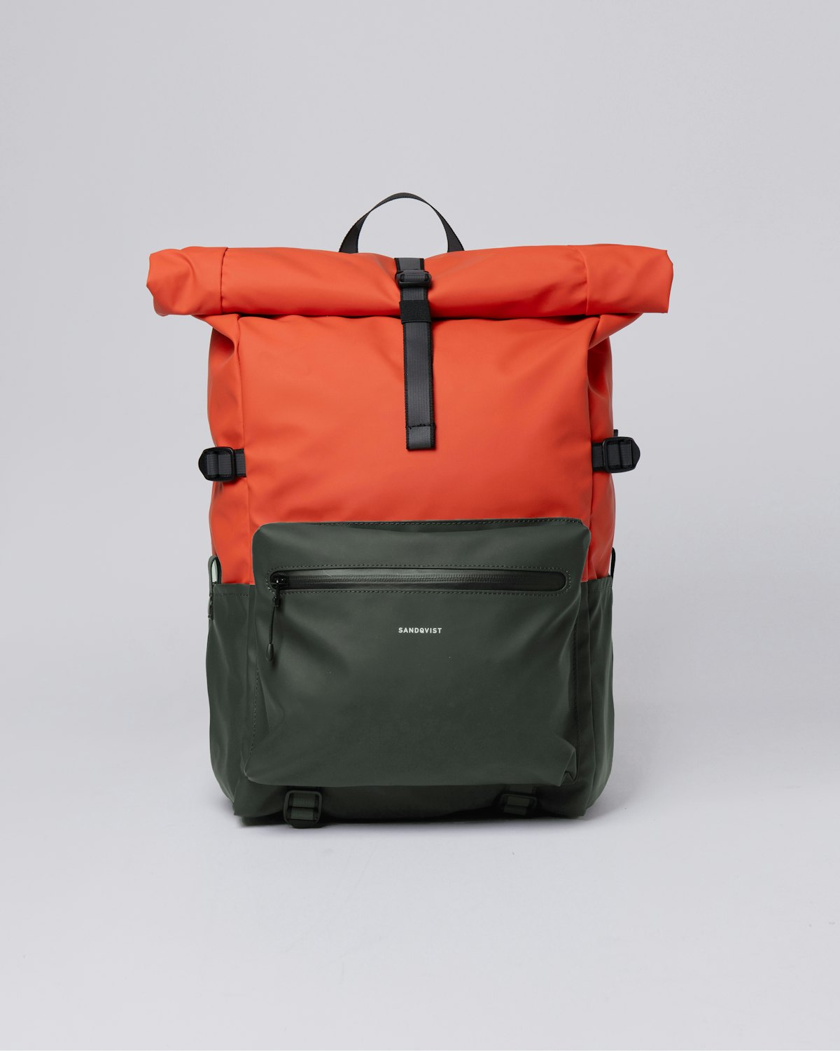 Ruben Backpack Multi Orange/Dark Green Sandqvist